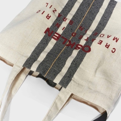 Bolsa tote lona pranchao