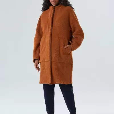 Casaco Midi Fleece Double Face Osklen