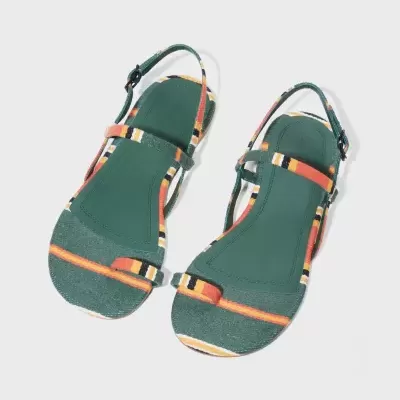 Sandália Lona Listras Atelier Osklen