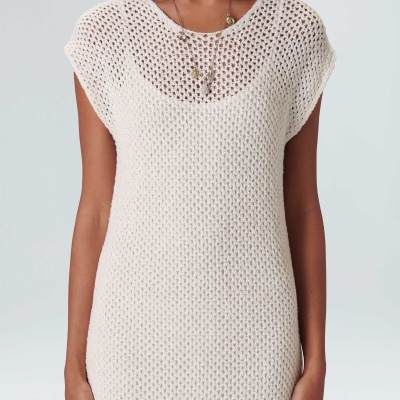 Vestido Regata Tricot Tela Osklen