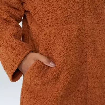 Casaco Midi Fleece Double Face Osklen