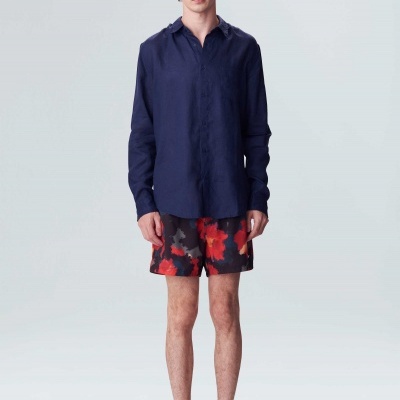 Camisa Classic Linen Ml Osklen