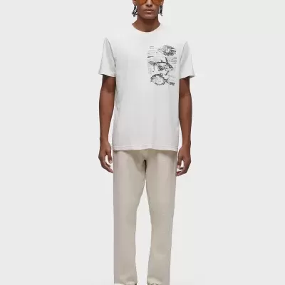 T-shirt Stone Amazon Fishes Osklen