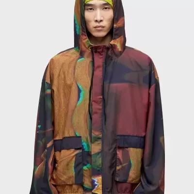 Casaco Capuz Rose Glitch Osklen