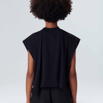 Blusa Cropped Duo Colete Osklen