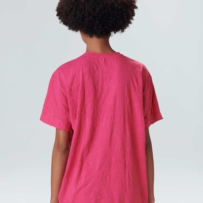 T-shirt Fem Over Amassada Osklen T-shirt Fem Over Amassada Osklen