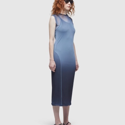 Vestido Tule Degrade Osklen