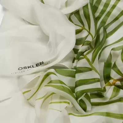 Lenço Folha Palmeira Verde Osklen