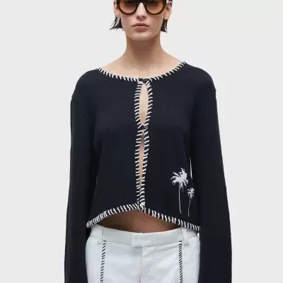 Casaco Tricot Pespontos Reciclado Atelier Osklen