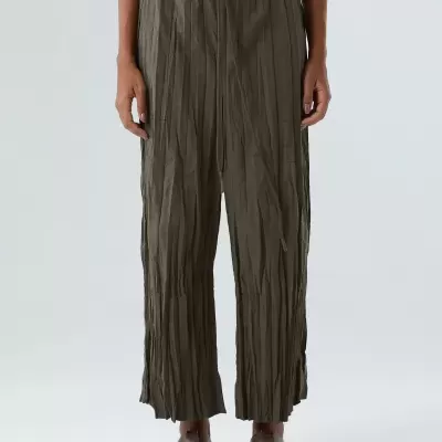 Calcas Tricoline Wrinkled Osklen