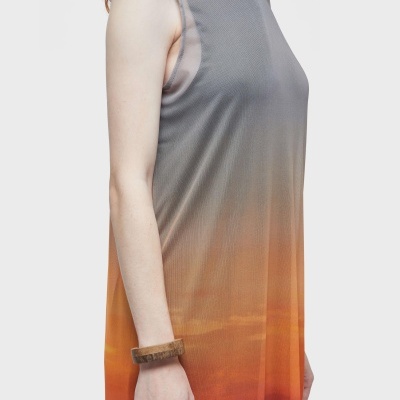 Vestido Tule Por Do Sol Osklen