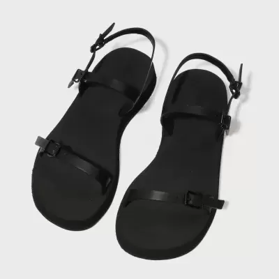 Sandália couro fine