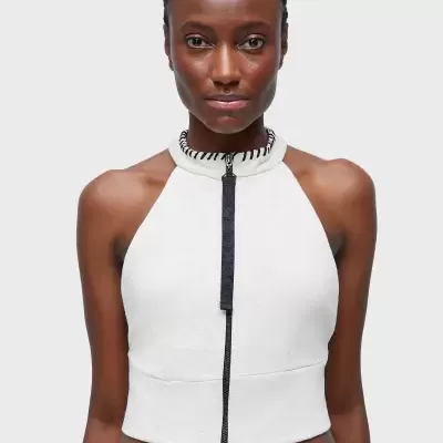 Macacão Moletom Juta Pespontos Osklen