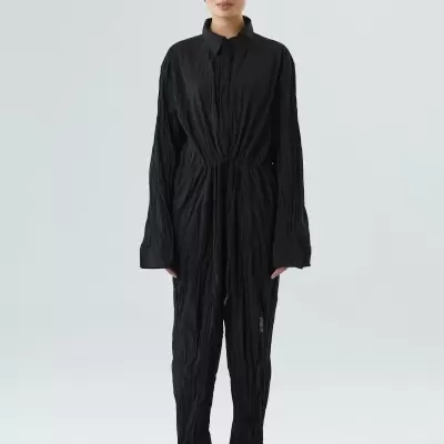 Macacão Tricoline Wrinkled Osklen