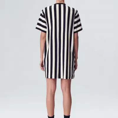 Vestido Curto Tagete Stripes Osklen