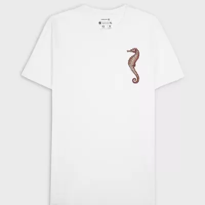 T-shirt Stone Sea Horse Colors Osklen