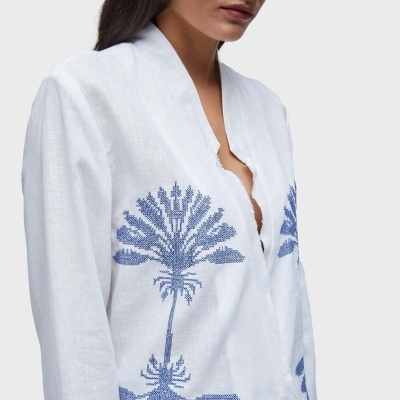 Blazer azulejo bordado