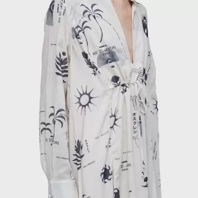 Vestido chemise longo rio day