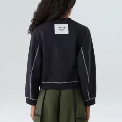 Casaco Pespontos Manga Ampla Osklen