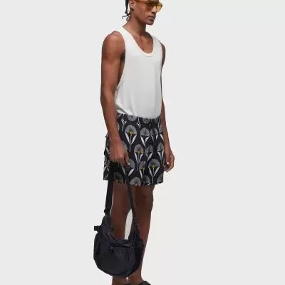 Bermuda Pj Sunflower Dots Osklen