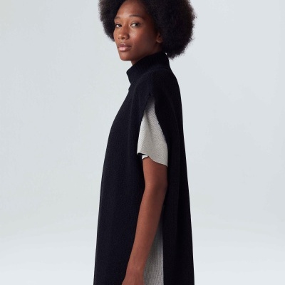 Colete Tricot Gola Alta Bouclet Osklen