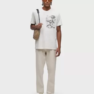 T-shirt Stone Amazon Fishes Osklen