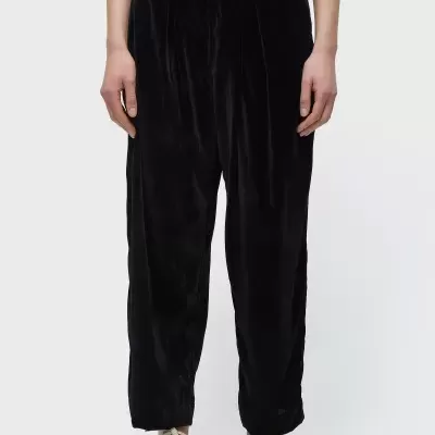 Calça Pregas Velvet Osklen