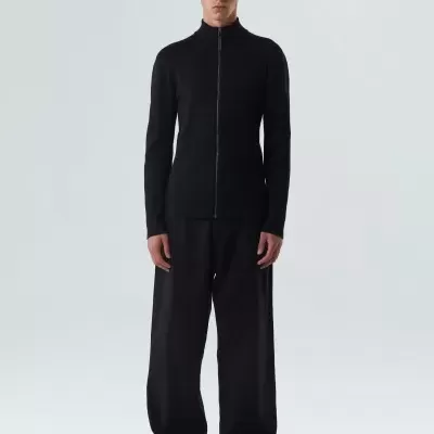 Sweater Tricot Zipped Cotton Osklen