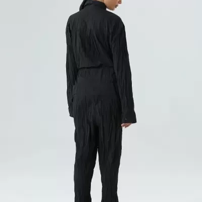 Macacão Tricoline Wrinkled Osklen