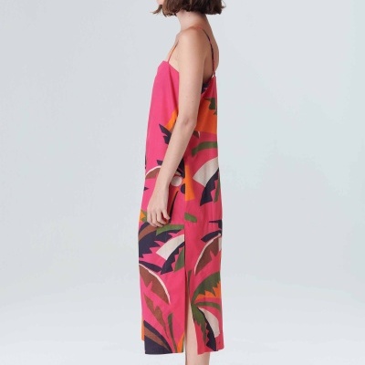 Vestido Coqueiro Cut Midi Osklen