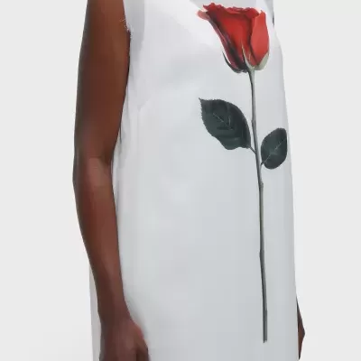 Vestido Sleeveless Longo Rose Light Osklen