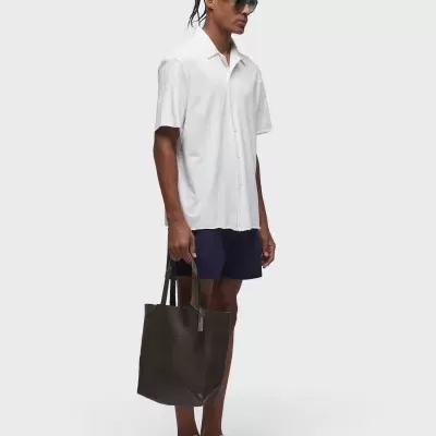 Short fluid linen pleats Osklen