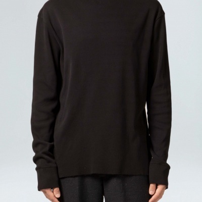 T-Shirt Long Sleeve Ribbed High Neck