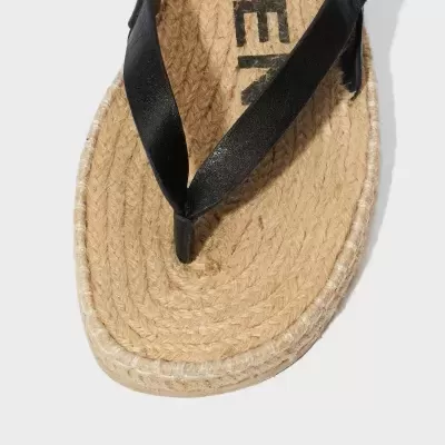 Sandália Flat Corda Couro e Basics Osklen