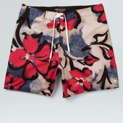 Bermuda Surf Hibisco Brush