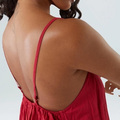 Vestido Pleat Midi Osklen