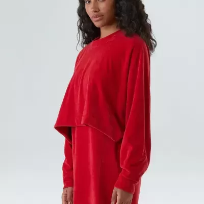 Casaco Cropped Plush Osklen