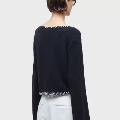 Casaco Tricot Pespontos Reciclado Atelier Osklen