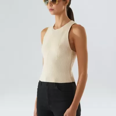 Top Nadador Tricot Rib Osklen