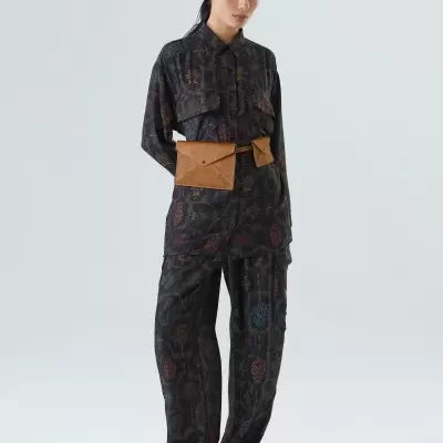 Camisa Bolsos Semente Dark Osklen