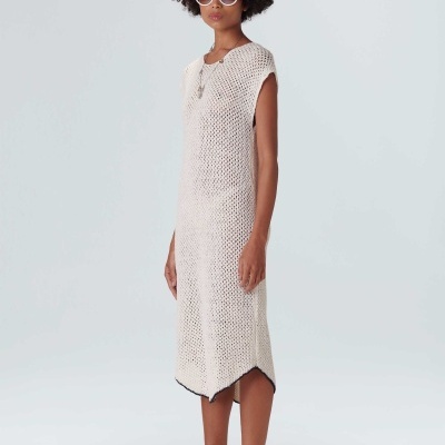 Vestido Regata Tricot Tela Osklen