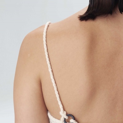 Vestido Tricot Canelado Rustic Osklen