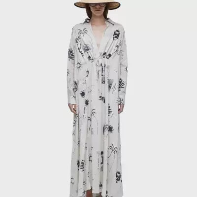 Vestido chemise longo rio day