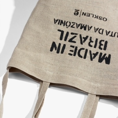 Bolsa Tote Juta Eco Made In Brazil Osklen
