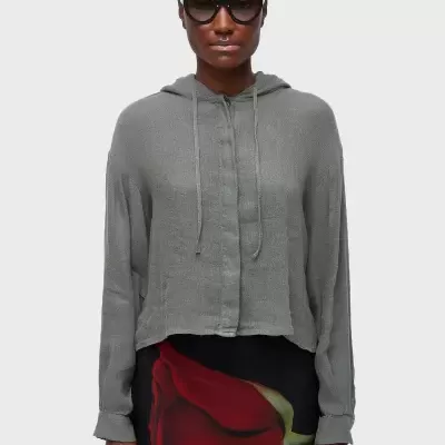 Camisa Capuz Linho Reciclado Osklen