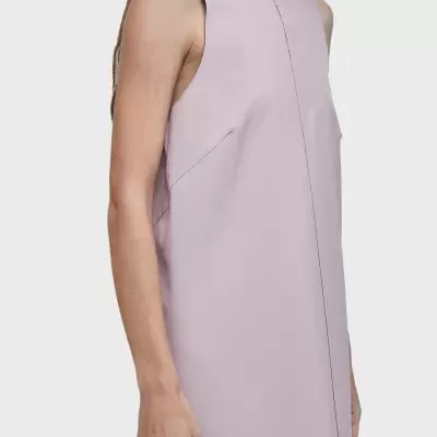 Vestido superlight curto double face v