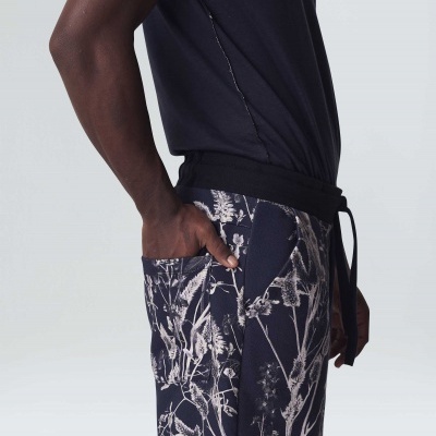 Bermuda Casual Moletom Orquídea Night