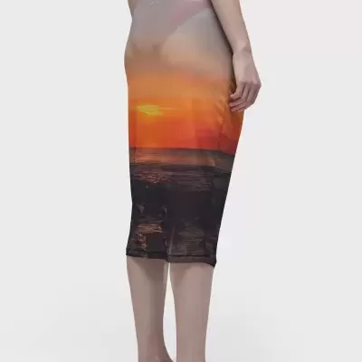 Saia Tule Por Do Sol Osklen