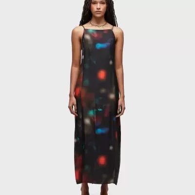 Vestido Baloon Rose Blur Osklen