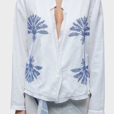 Blazer azulejo bordado